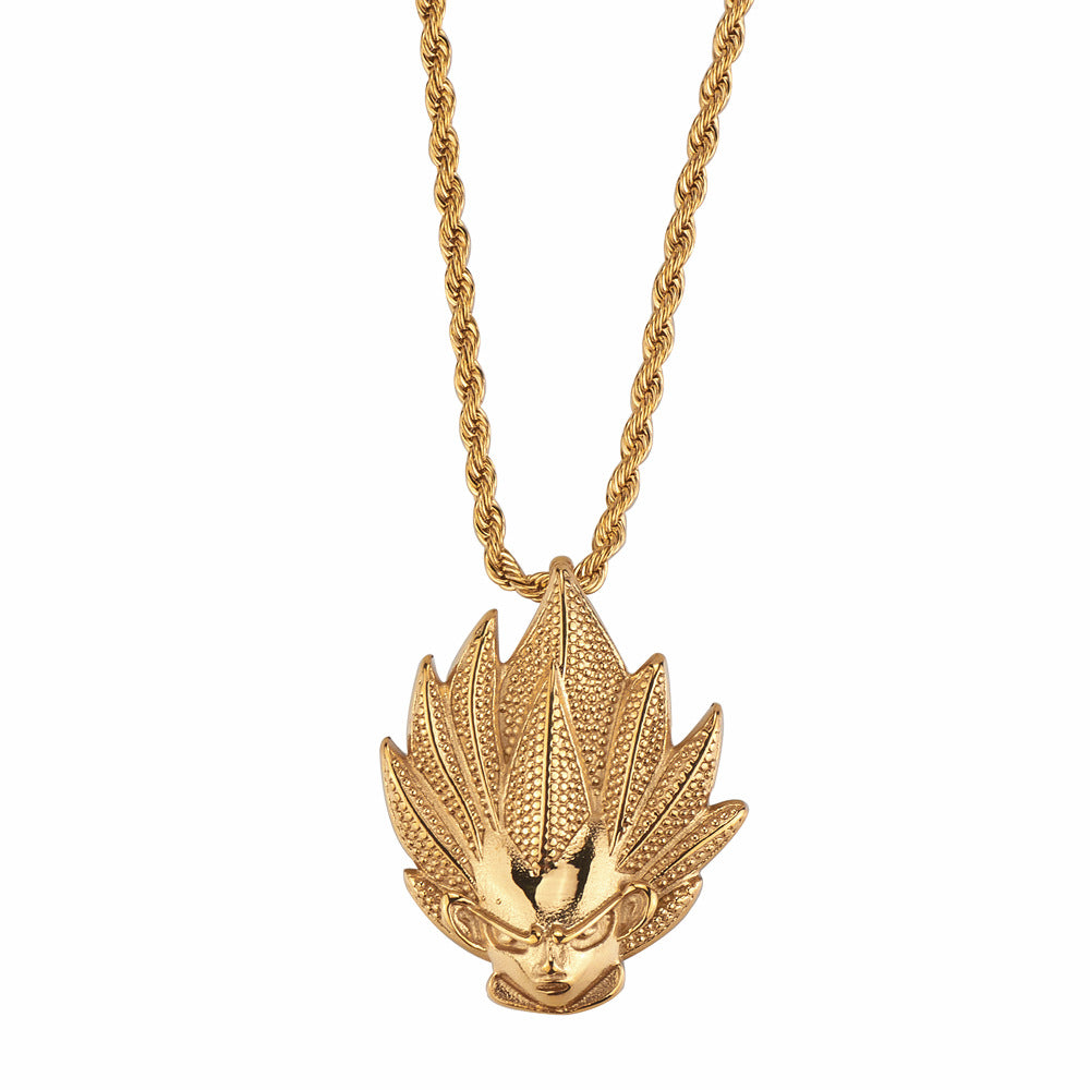 Unisex Anime Character Titanium Necklace