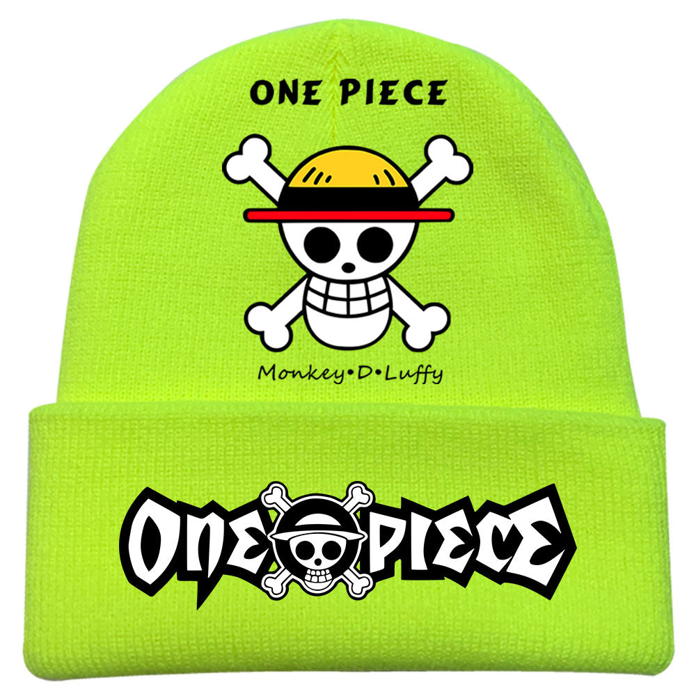 Unisex Pirate One Piece Anime Warm Knitted Hat