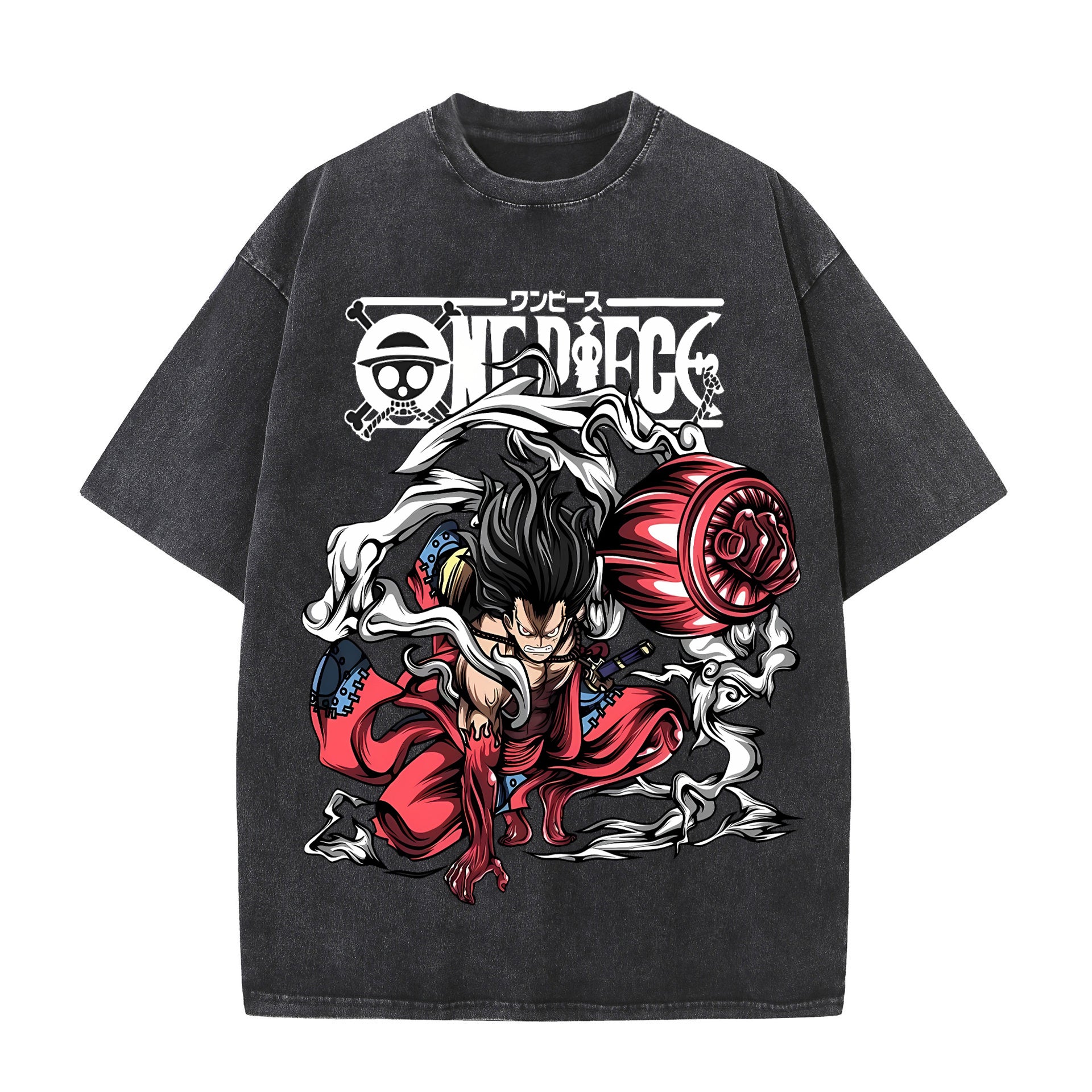 Anime Print Vintage T-Shirt