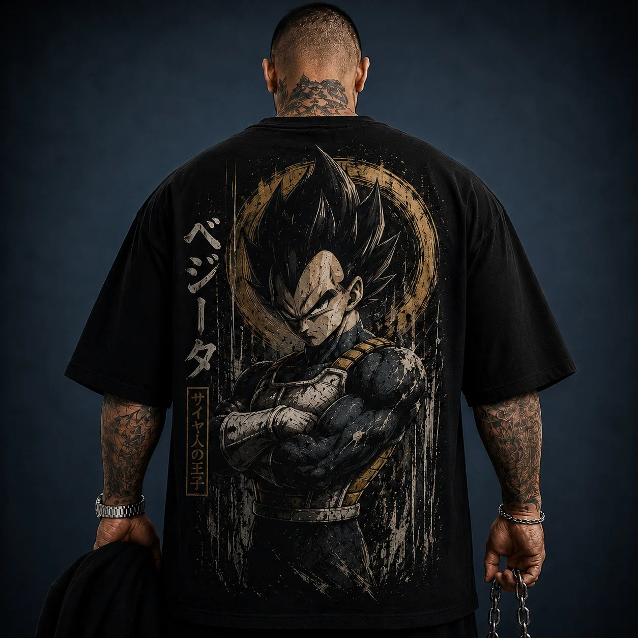 Oversized T-Shirt Oversized Premium Super Vegeta Prince