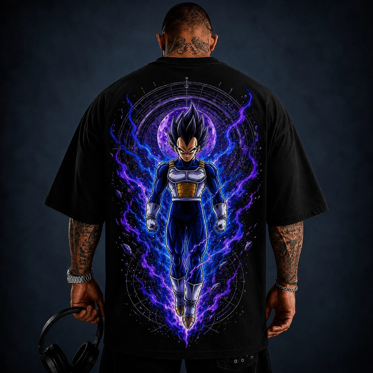 Oversized T-Shirt Oversized Premium Vegeta Super Saiyan