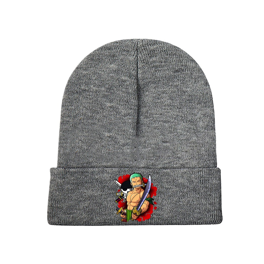 Unisex Pirate One Piece Anime Warm Knitted Hat