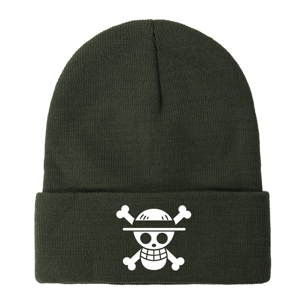 Unisex Straw Hat Anime Casual Warm Beanie