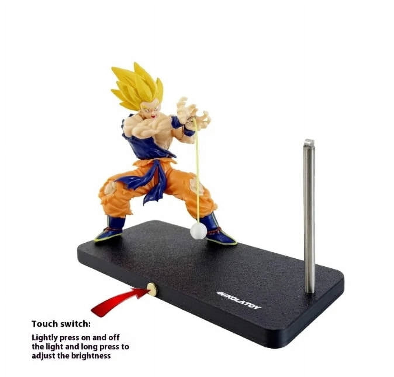 Super Saiyan Magnetic LED Night Light – Kamehameha Wave Effect Lamp