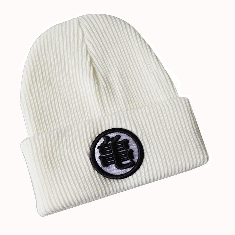 Unisex Anime Embroidered Knitted Beanie