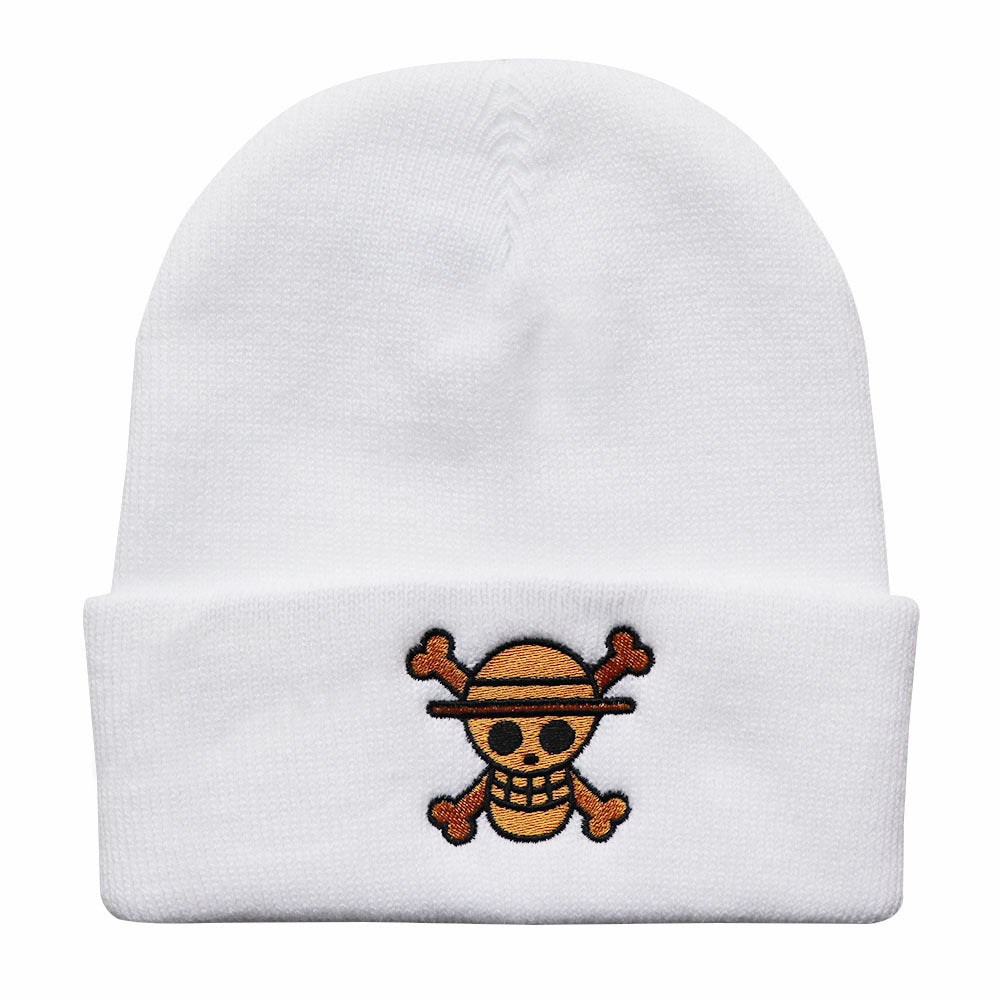 Unisex Pirate One Piece Anime Warm Knitted Hat