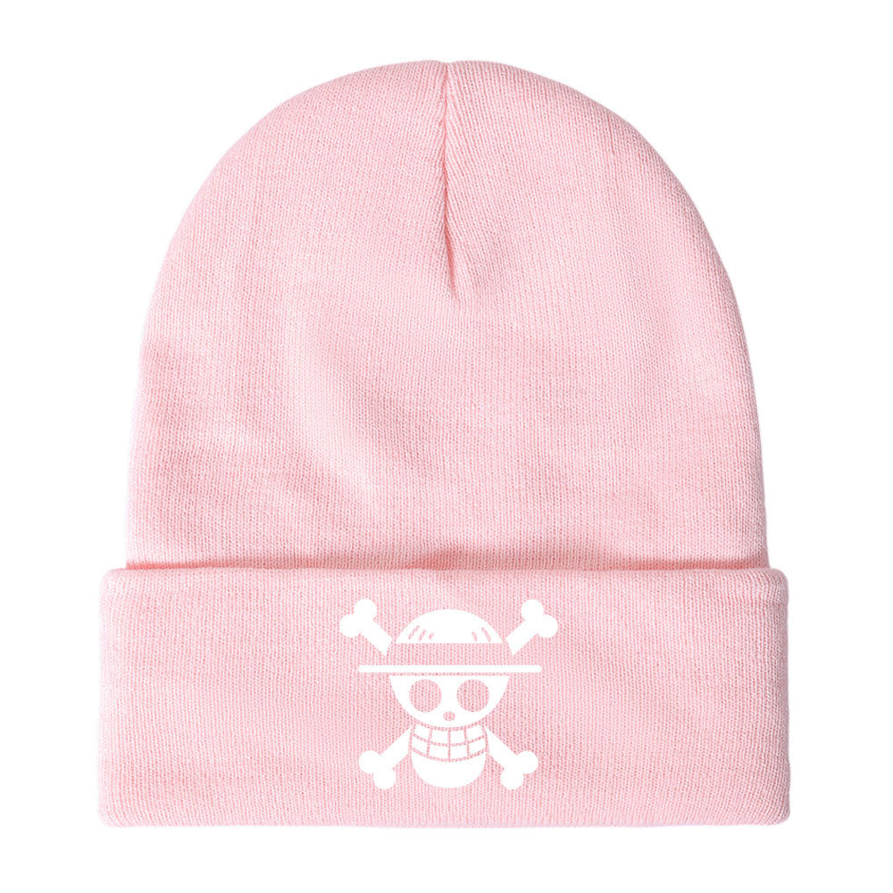 Unisex Straw Hat Anime Casual Warm Beanie