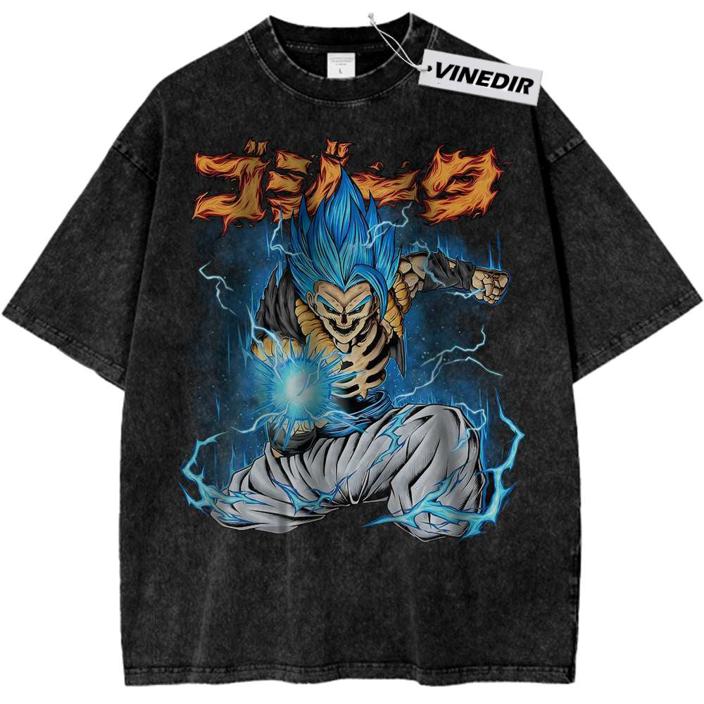 Anime Print Vintage Tee DBZ T-Shirt For Fans