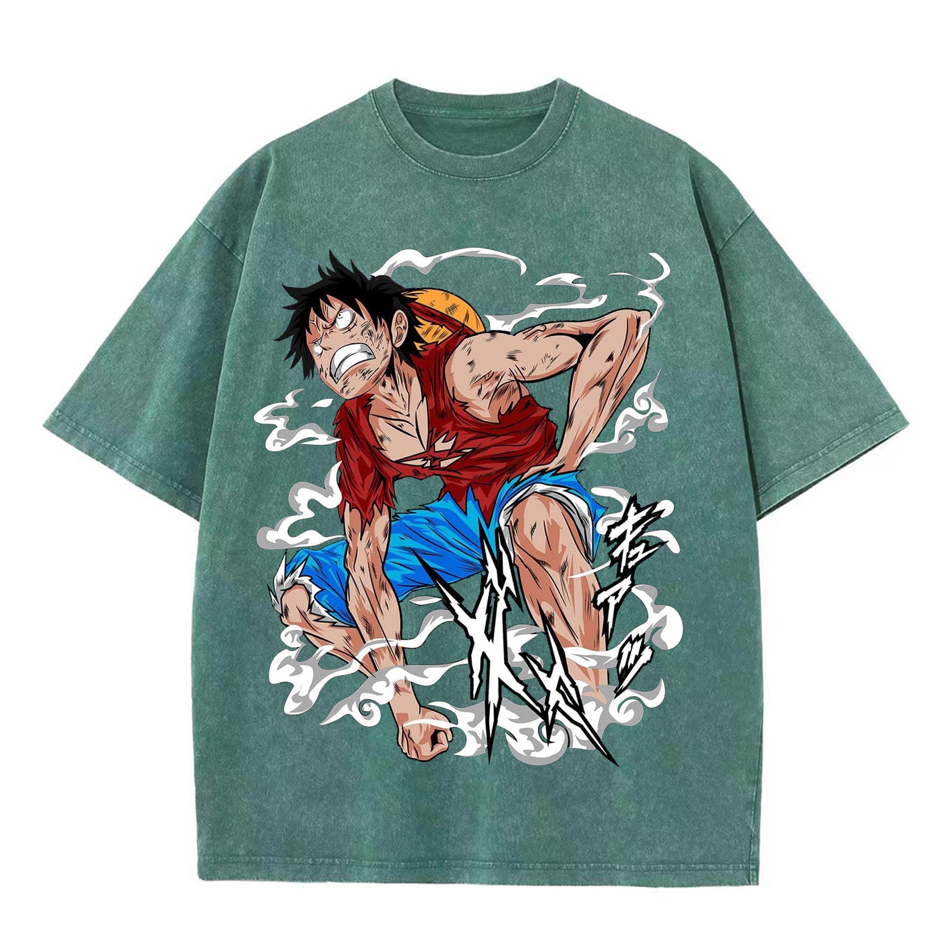 Anime Print Vintage T-Shirt