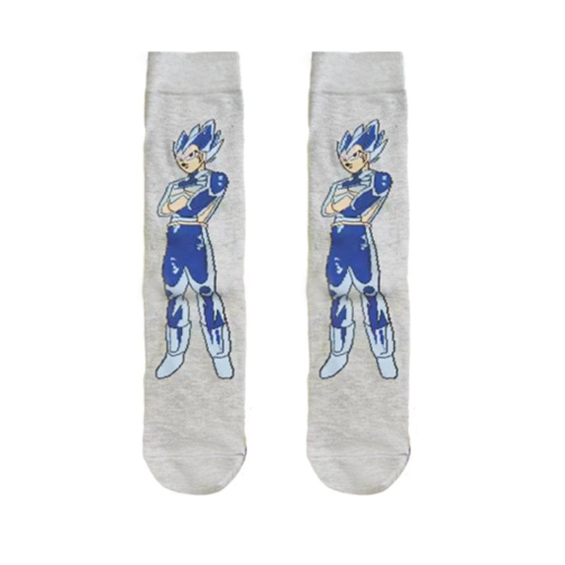 Unisex Anime Middle Tube Cotton Socks Cartoon Long Tube Trendy Personality Cotton Socks
