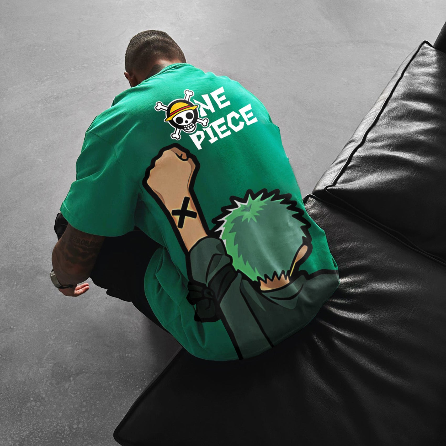 Men's Oversized Anime Tee