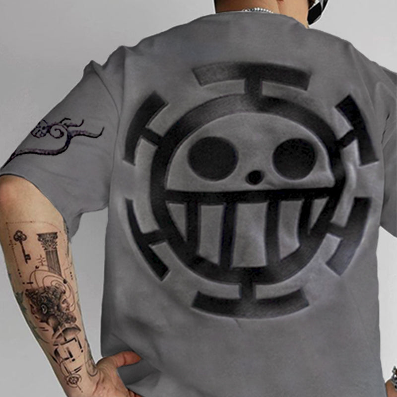 Oversized Anime Printed Casual T-shirt