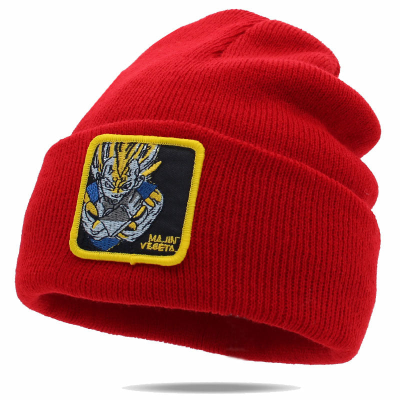 Unisex Cartoon Warm Label Wool Hat