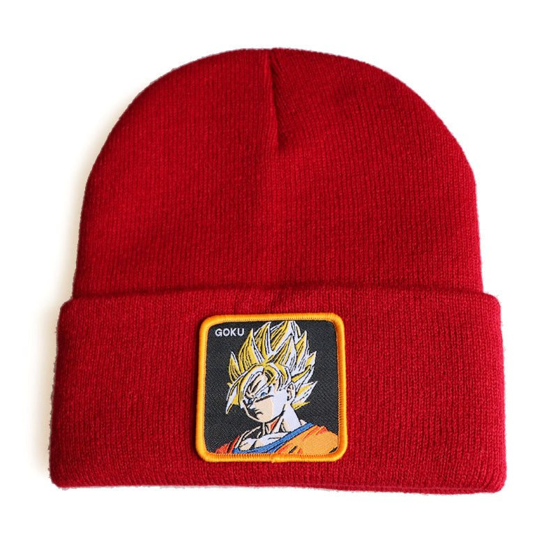 Unisex Anime Autumn And Winter Warm Knitted Hat