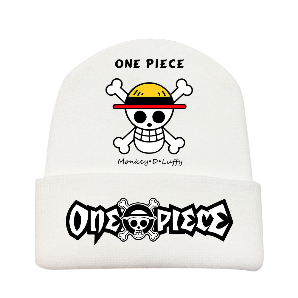 Unisex Pirate One Piece Anime Warm Knitted Hat