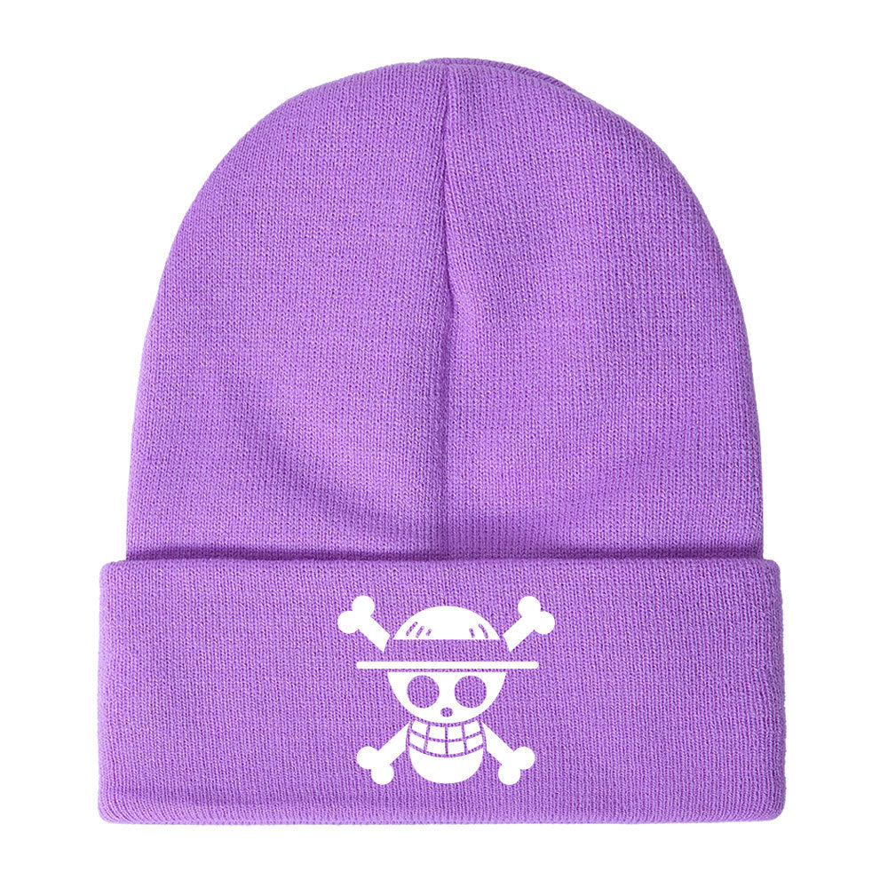 Unisex Straw Hat Anime Casual Warm Beanie