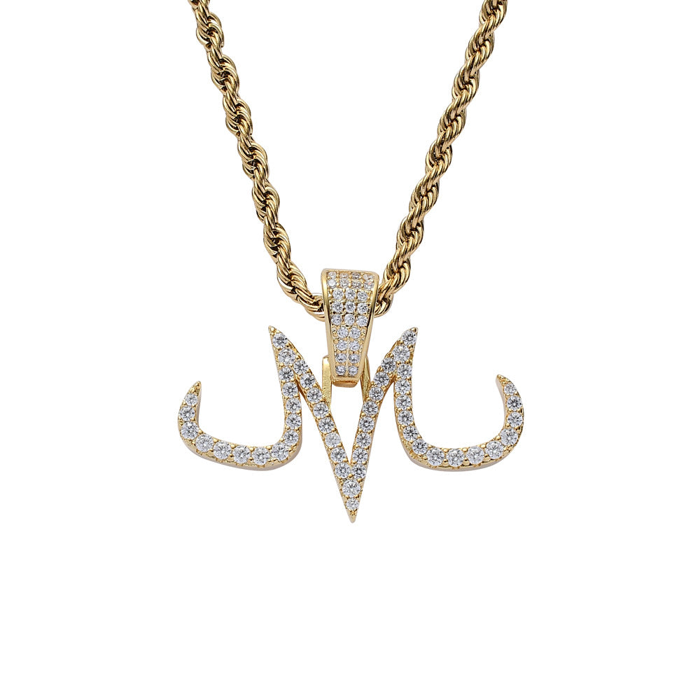 Unisex Anime-related Letter M Necklace