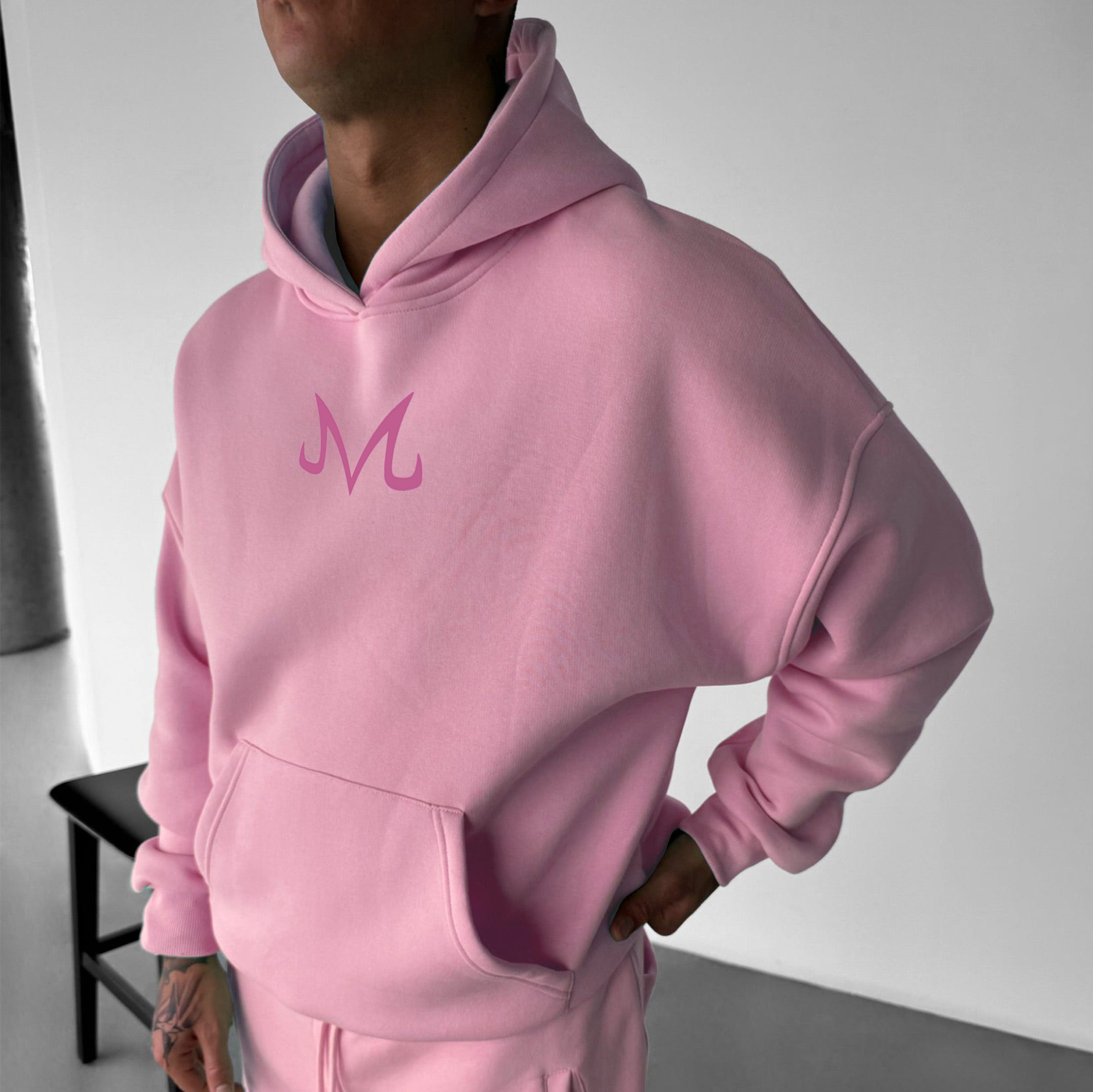 Unisex Puff Print Embroidered Hoodie