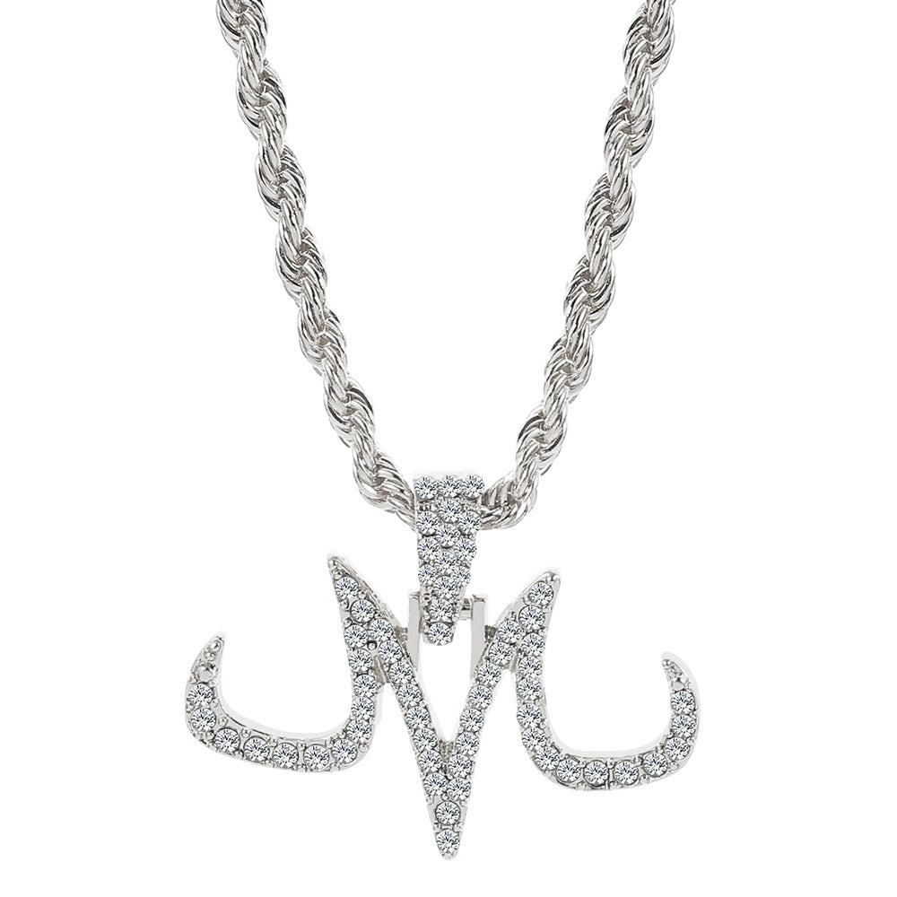 Unisex Anime-related Letter M Necklace