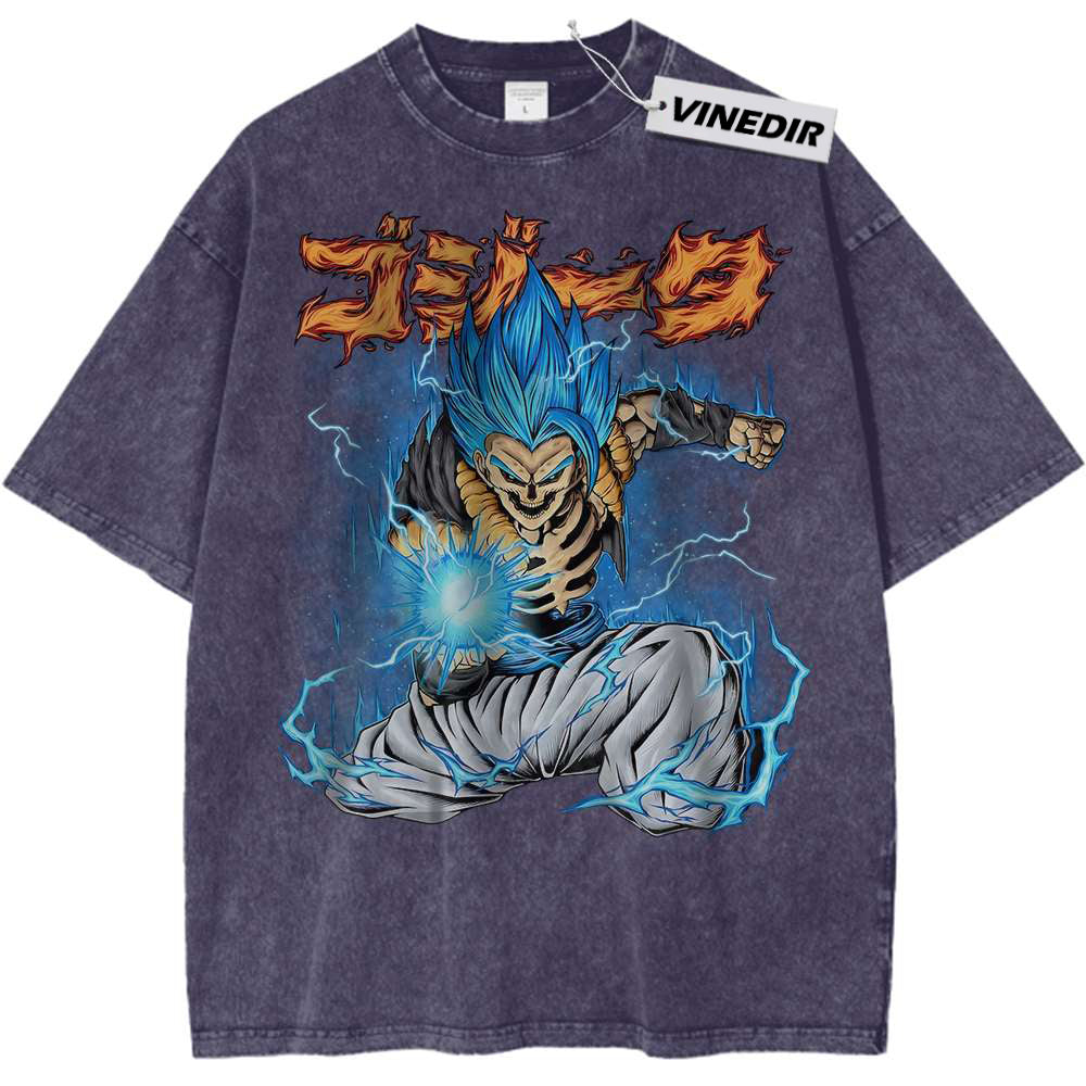 Anime Print Vintage Tee DBZ T-Shirt For Fans