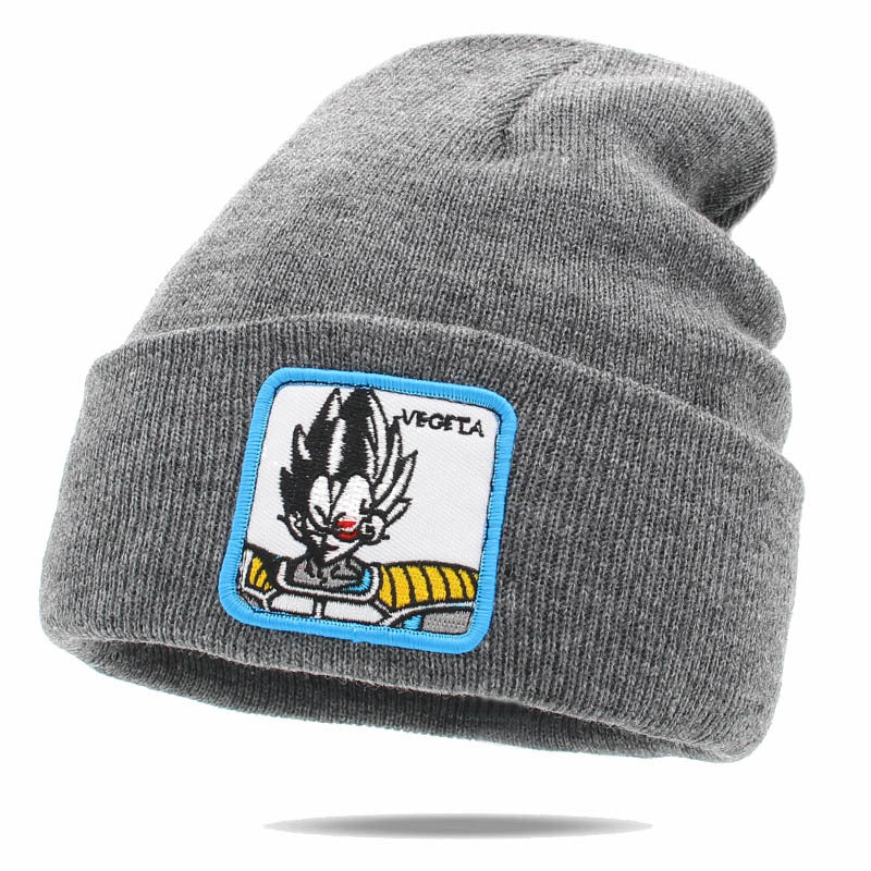 Unisex Cartoon Warm Label Wool Hat