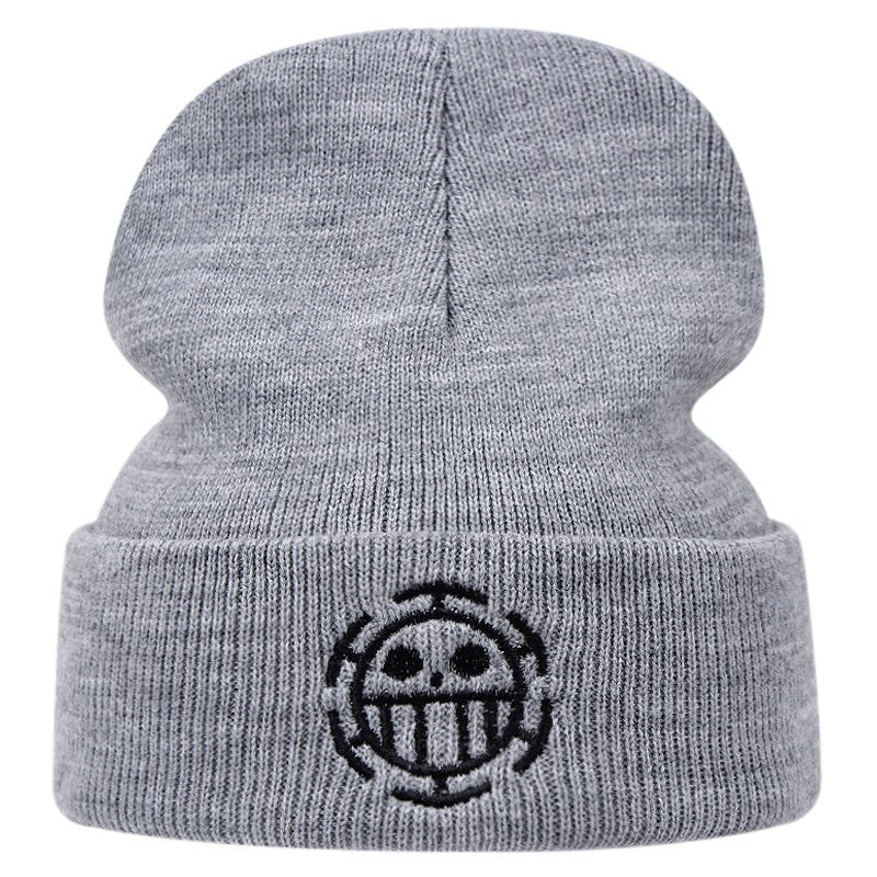 Unisex Pirate One Piece Anime Warm Knitted Hat