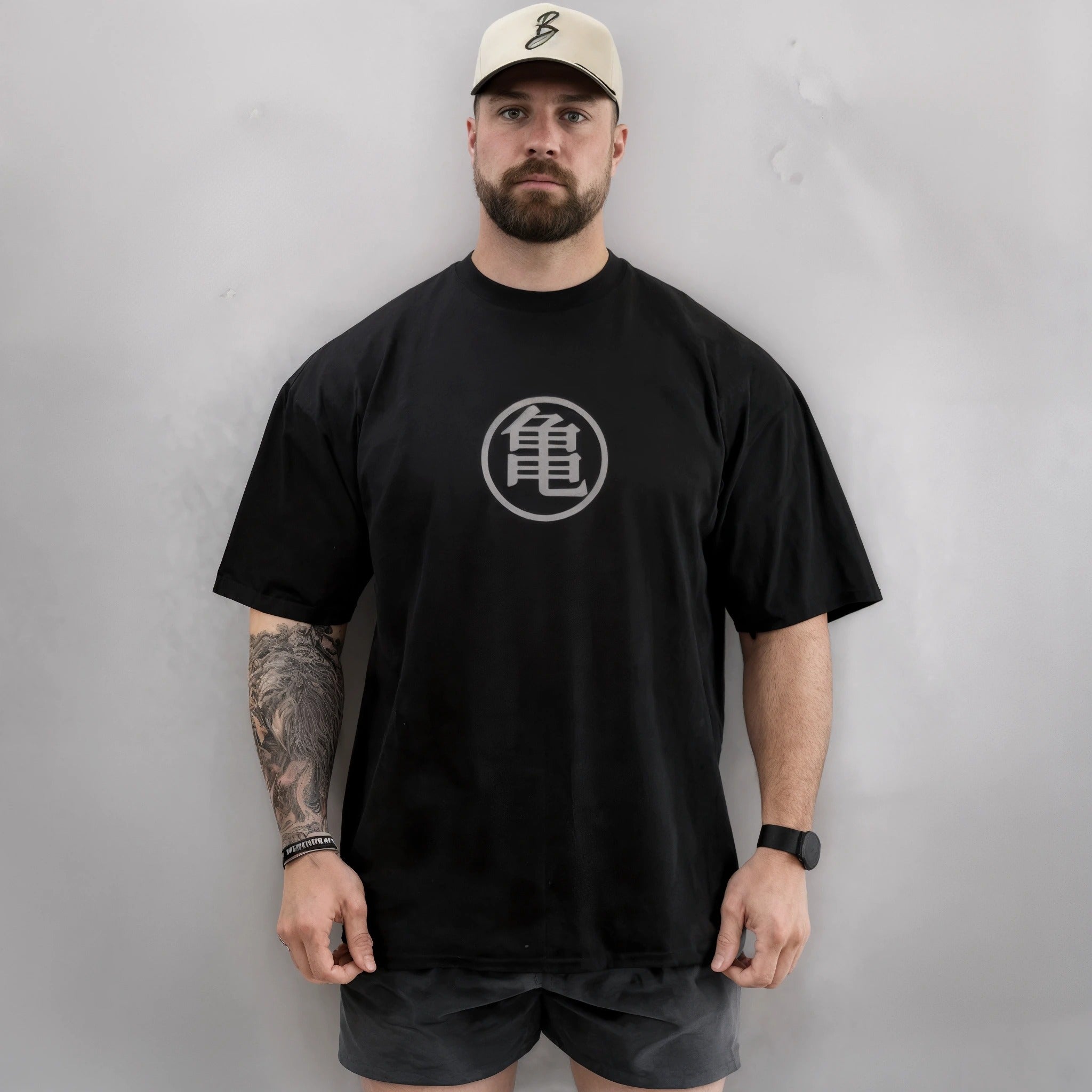 Oversized T-Shirt Oversized Mestre Kami Dragon Ball Black