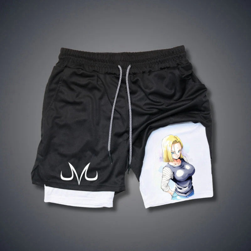 Dragon Ball Z Android 18 Performance Shorts
