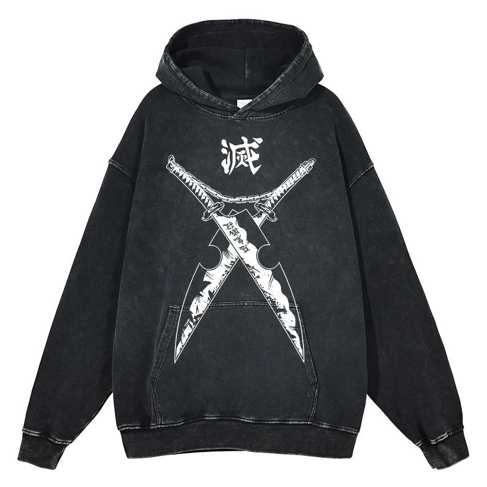 Demon Slayer Vintage Hoodie V4