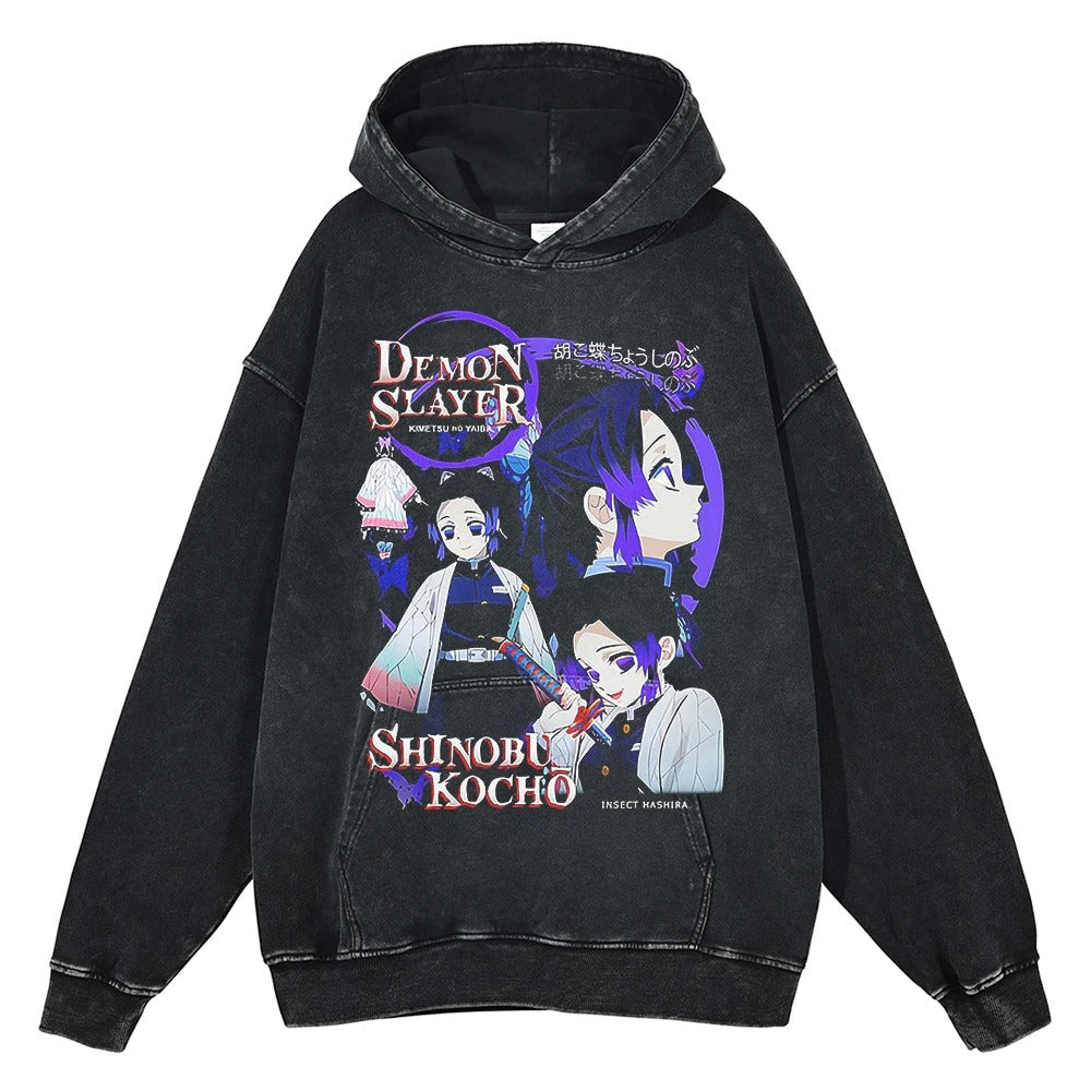 Shinobu Kocho Vintage Hoodie V1