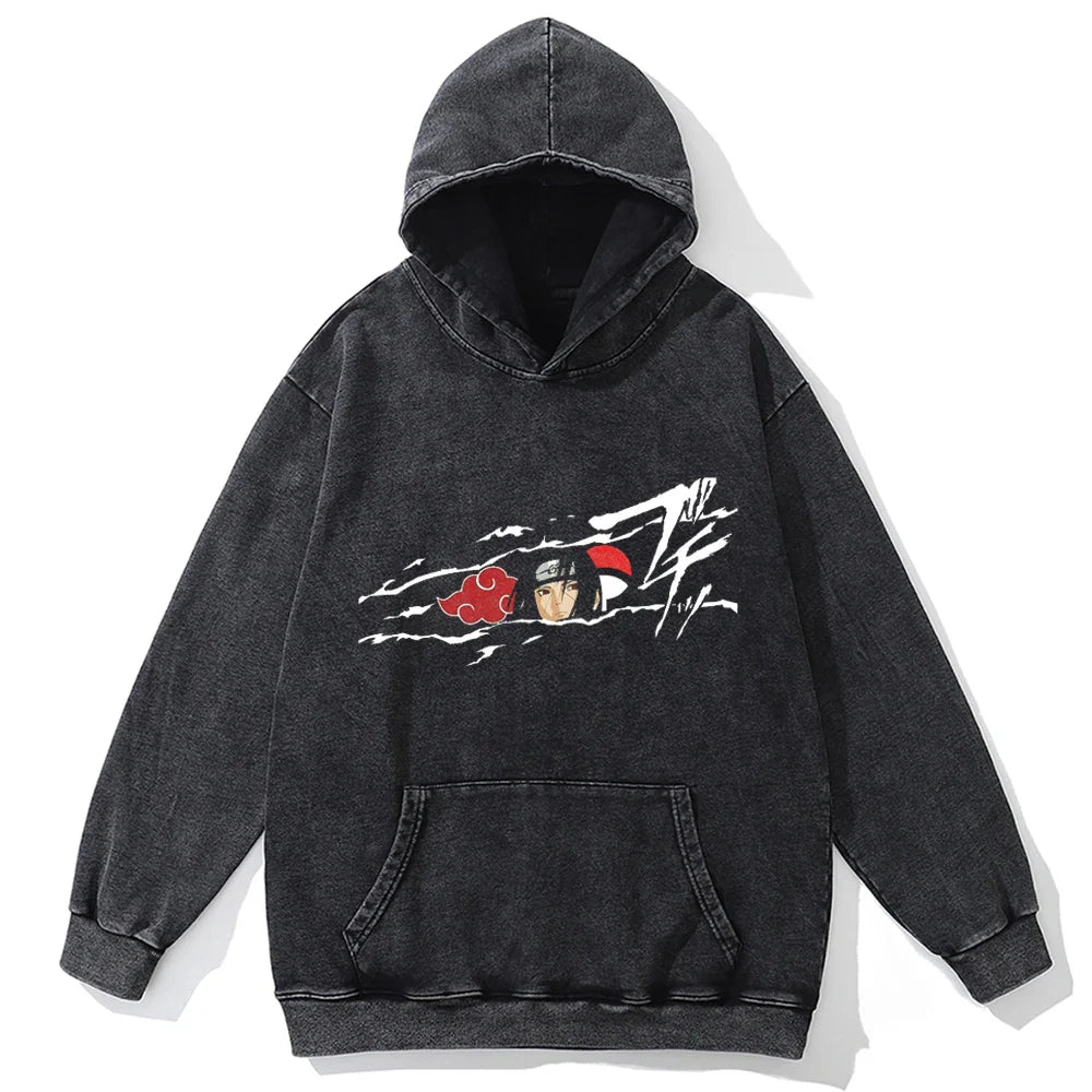 Itachi Uchiha Vintage Hoodie V1