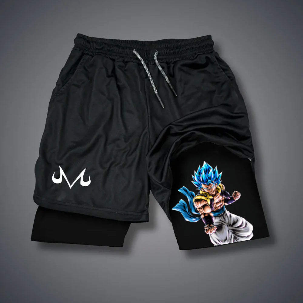 Dragon Ball Z Super Siayan Blue Goku Performance Shorts