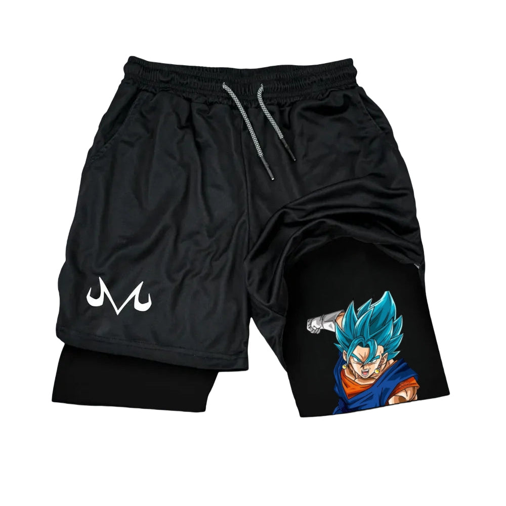 Dragon Ball Z Vegito Blue Performance Shorts