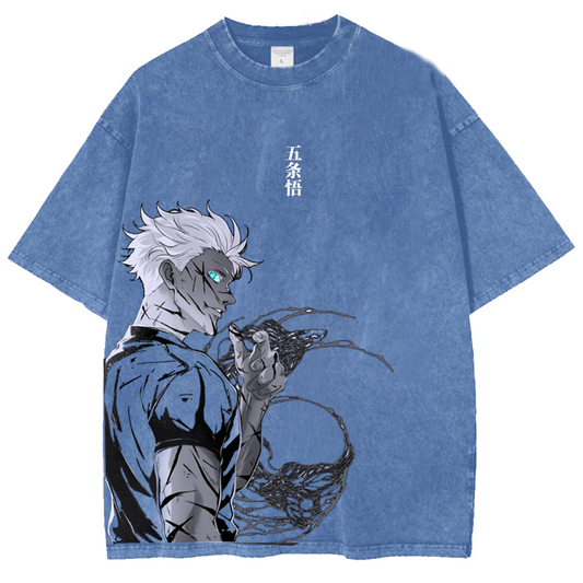Anime Gojo Printed Shirt