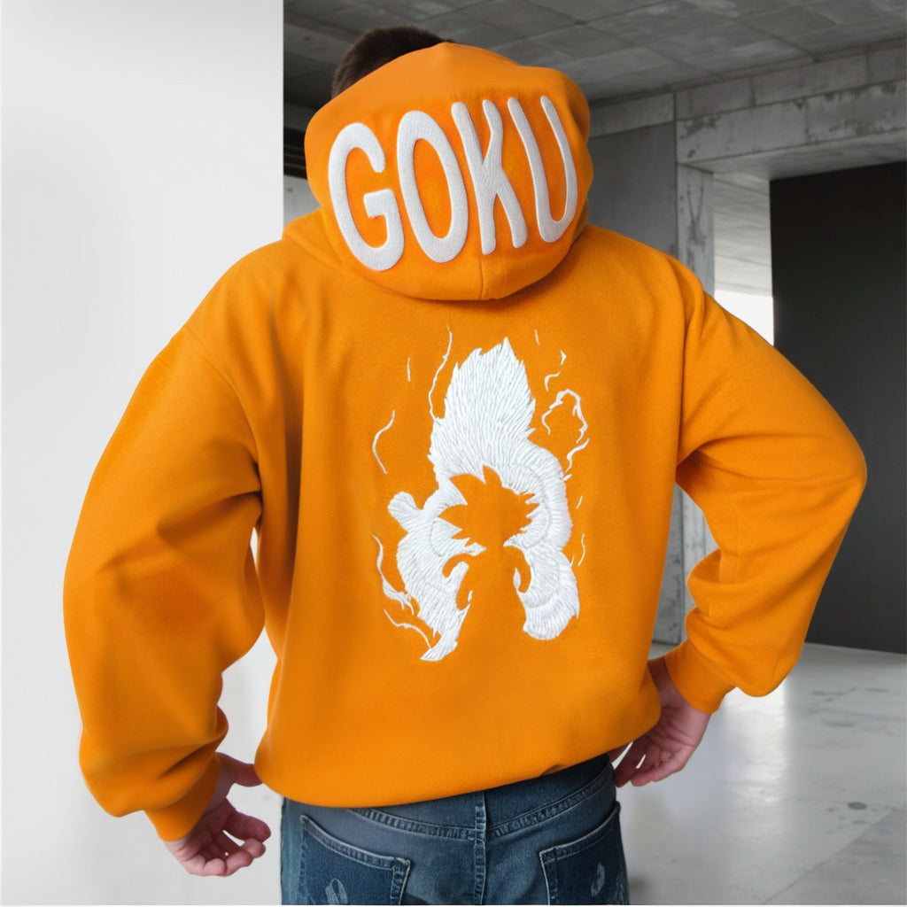 Oversize Print Hoodie