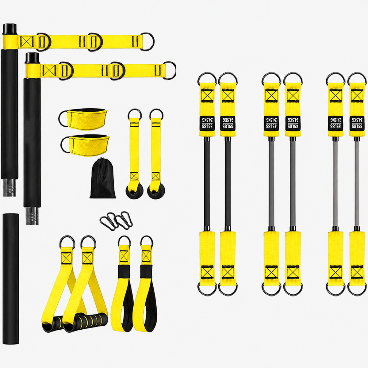 Lp Pilates Bar Kit With Resistance Bands