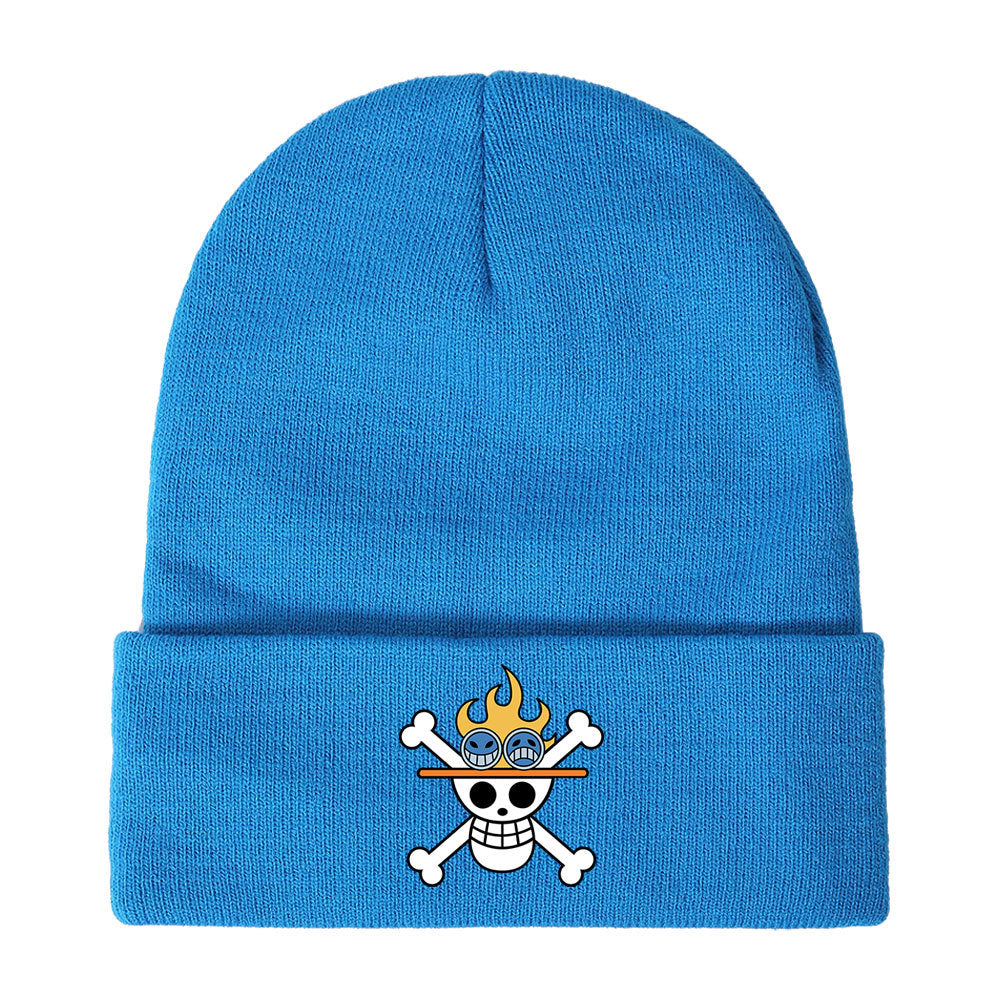 Unisex Pirate One Piece Anime Warm Knitted Hat