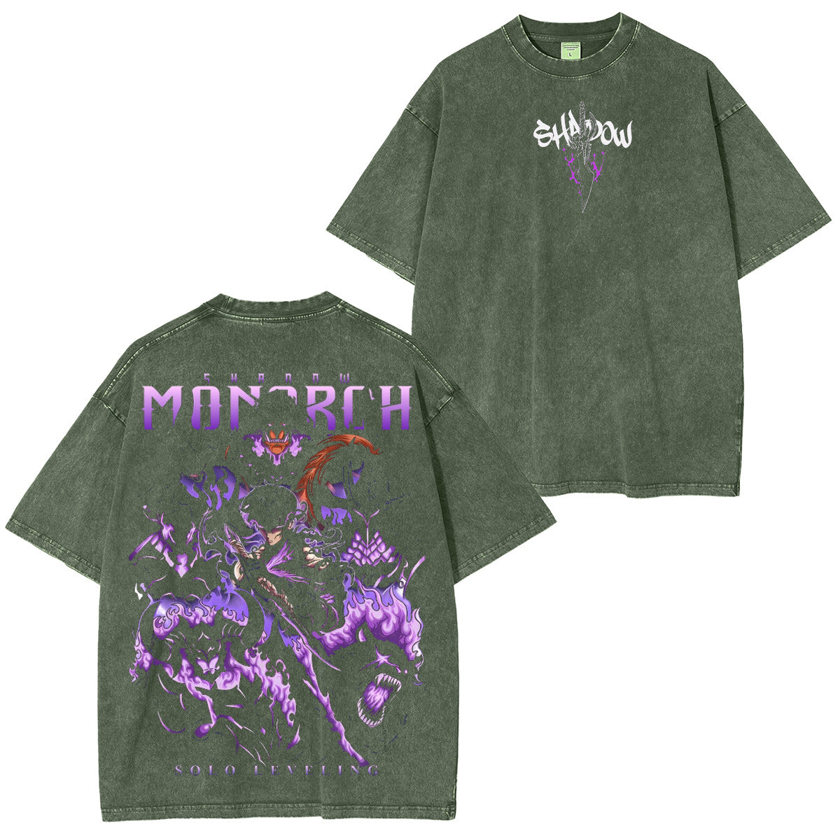 Solo Leveling Vintage Washed T-shirt/Crewneck/Hoodie