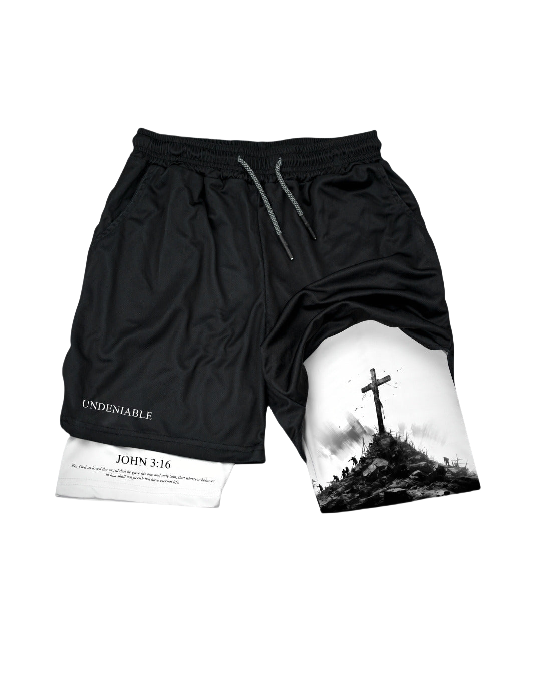 John 3:16 The Cross Performance Shorts