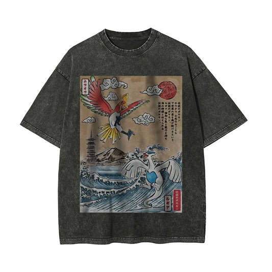 Lugia vs Ho-oh Shirt, Pokemon Shirt, Anime Shirt, Vintage T-Shirt | Pokemon