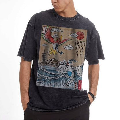 Lugia vs Ho-oh Shirt, Pokemon Shirt, Anime Shirt, Vintage T-Shirt | Pokemon