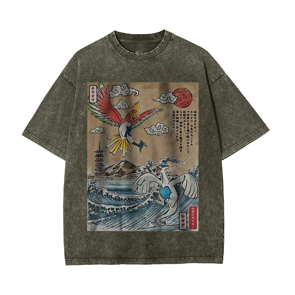 Lugia vs Ho-oh Shirt, Pokemon Shirt, Anime Shirt, Vintage T-Shirt | Pokemon