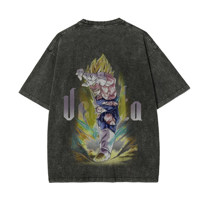 Vegeta Vintage Oversized T-Shirt | Dragon Ball Super