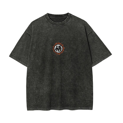 Son Goku Vintage Oversized T-Shirt | Dragon Ball Super