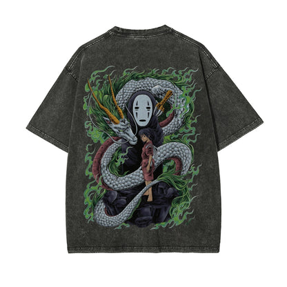 Vintage Oversized T-Shirt|Spirited Away