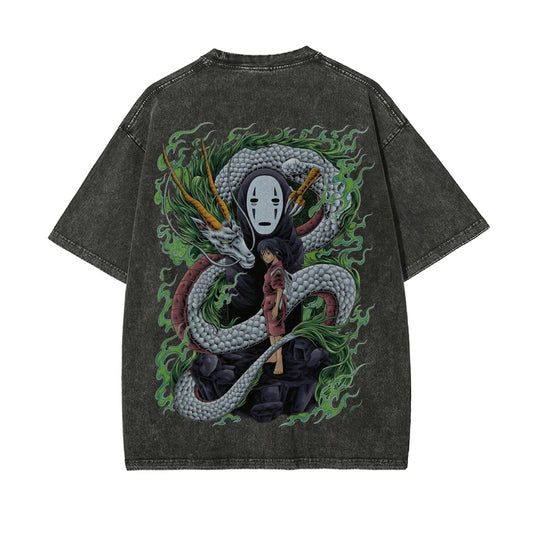 Vintage Oversized T-Shirt|Spirited Away