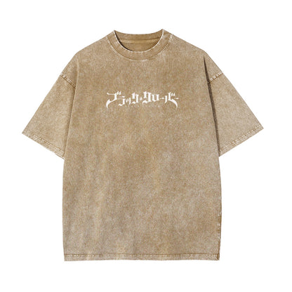 Vintage Oversized T-Shirt Black Clover