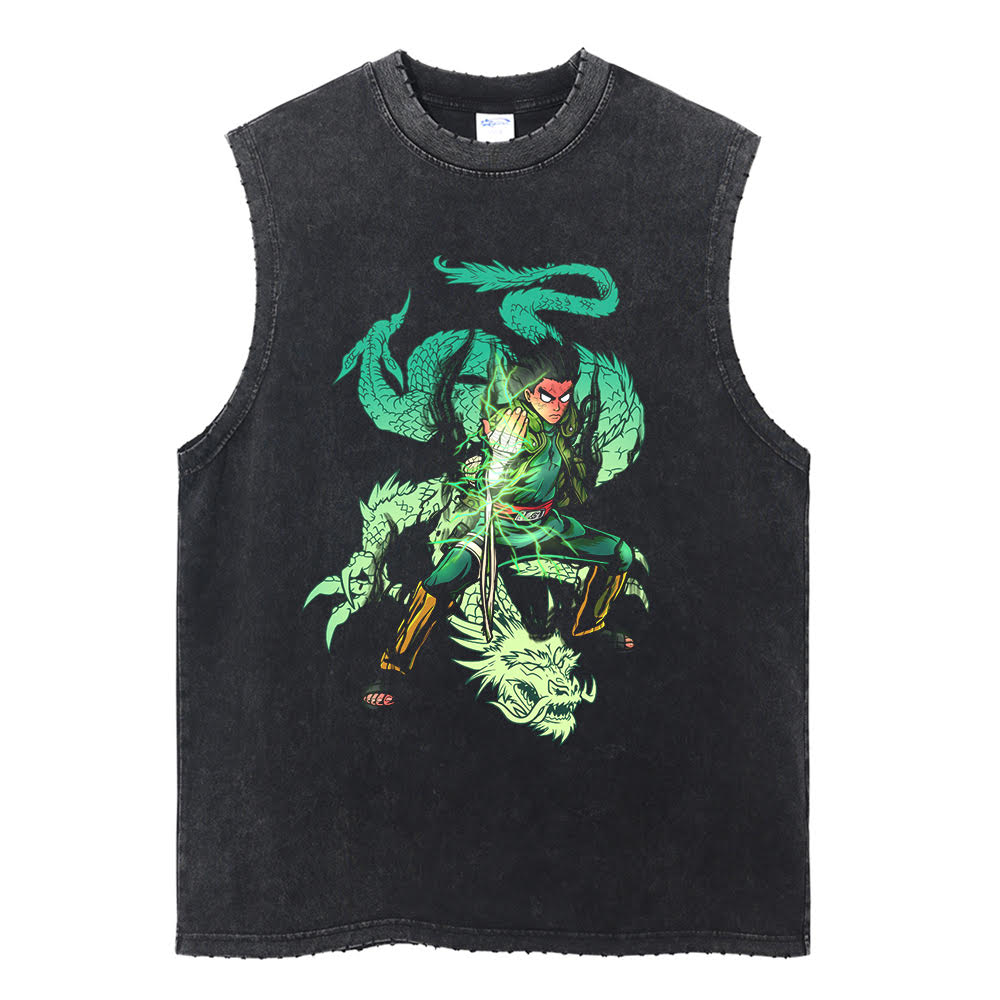 Rock Lee "The Green Beast" Vintage Tank Top