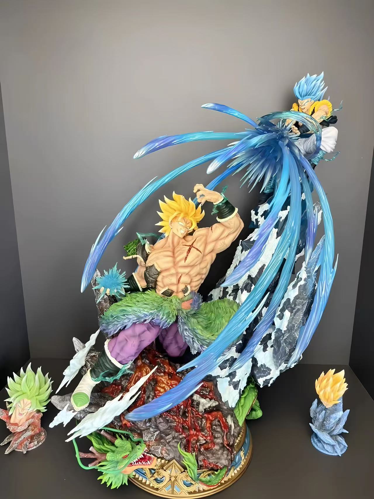 Dragon Ball Anime Figure: Broly Vs. Gogeta (27cm)