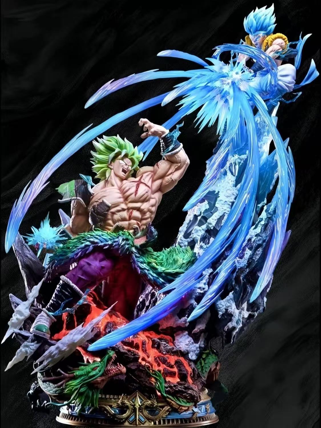 Dragon Ball Anime Figure: Broly Vs. Gogeta (27cm)